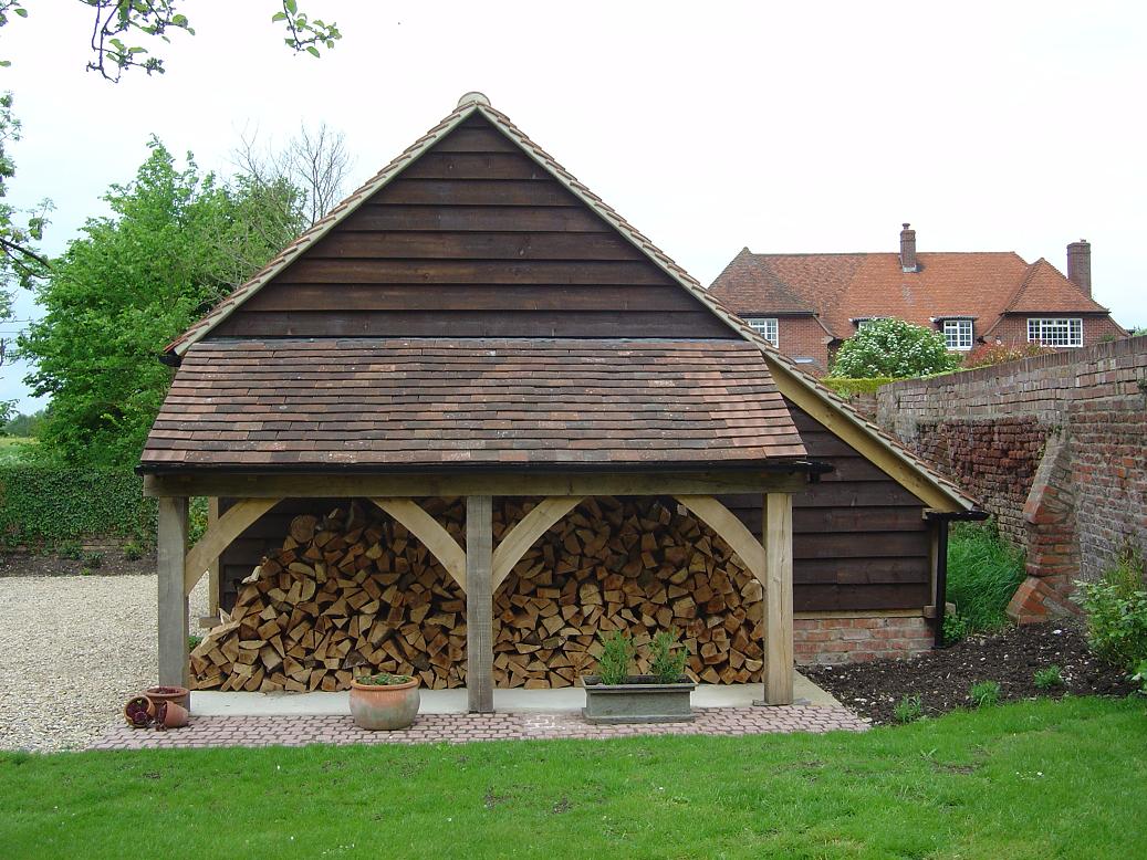 Dřevěná konstrukce stavby